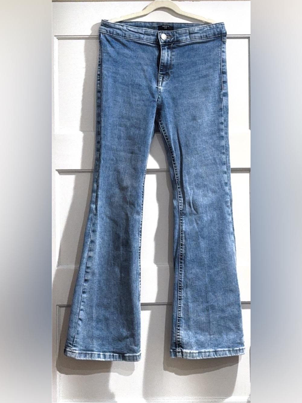 Forever 21 Light Blue Flare Jeans